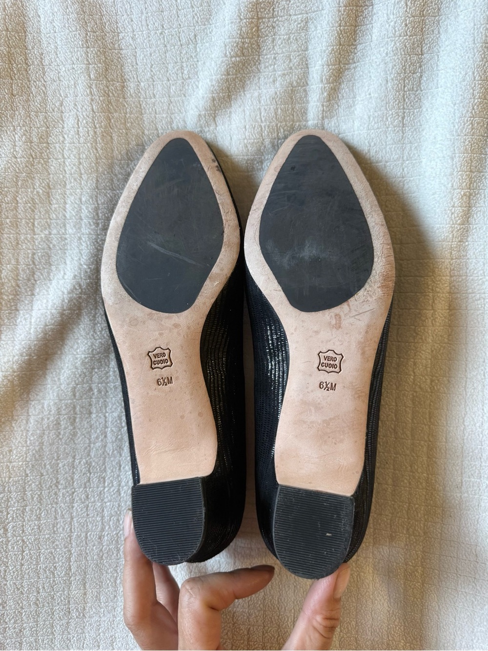 VANELi Black Textured Low Heel Pumps | Classic Career & Dress Shoes - Picture 9 of 12